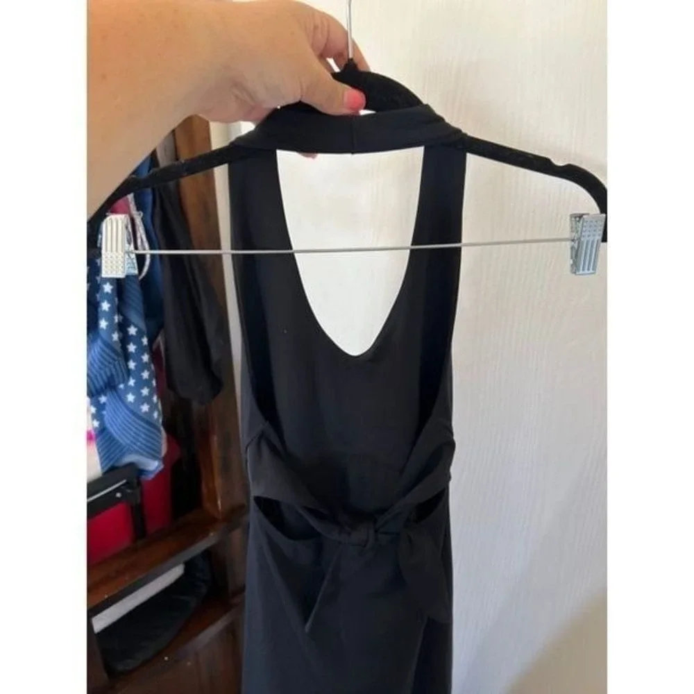Patagonia black‎ halter dress size XS